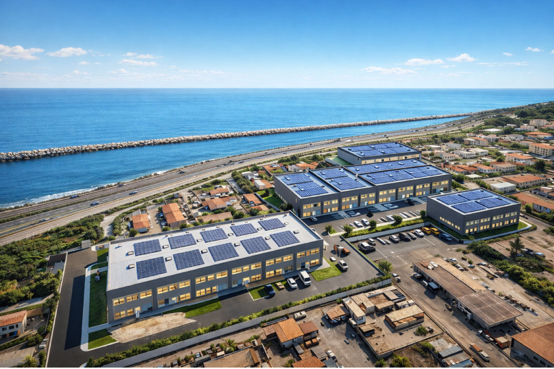 La Mède1 4 bâtiments de 10200m² de surface d'activité